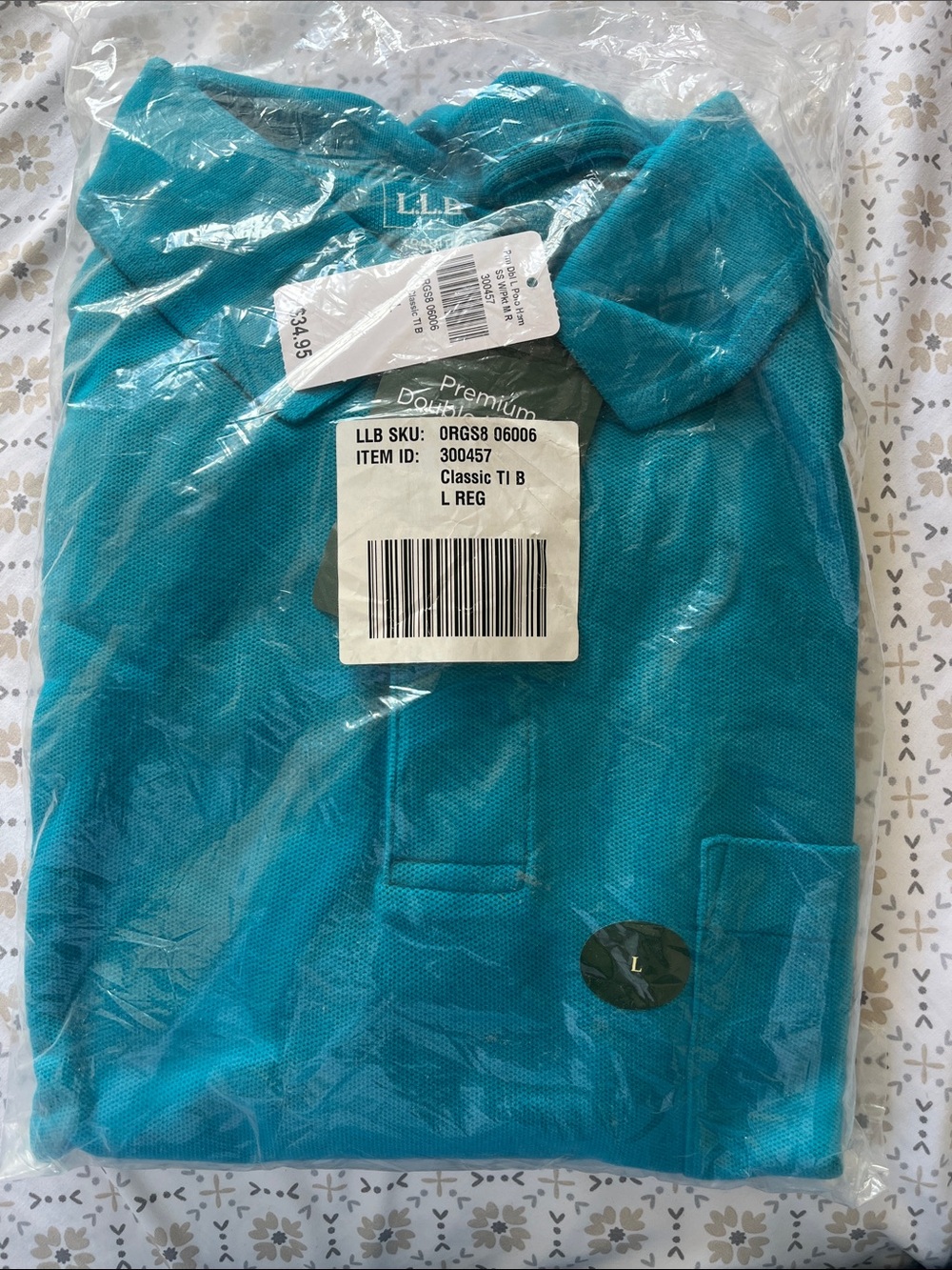 L.L. Bean Polo Shirt - Teal